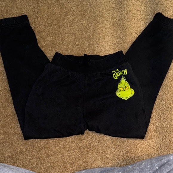 Grinch Black Kids Joggers - Picture 1 of 6